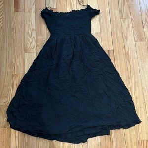 Urban Outfitters Black Midi Dress